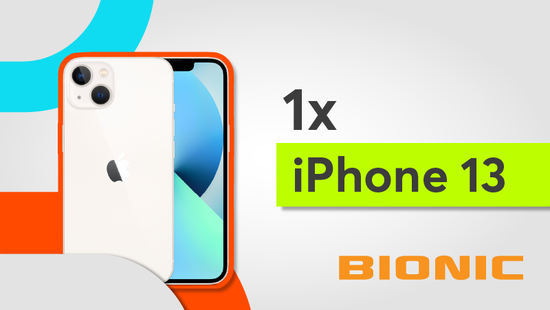 The brand new iPhone 13, sponsored by Bionic!